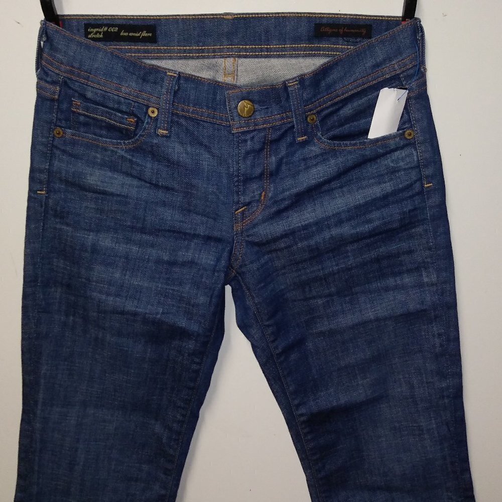 CoH Ingrid #002 Jeans Raw hem dojo crop chambray